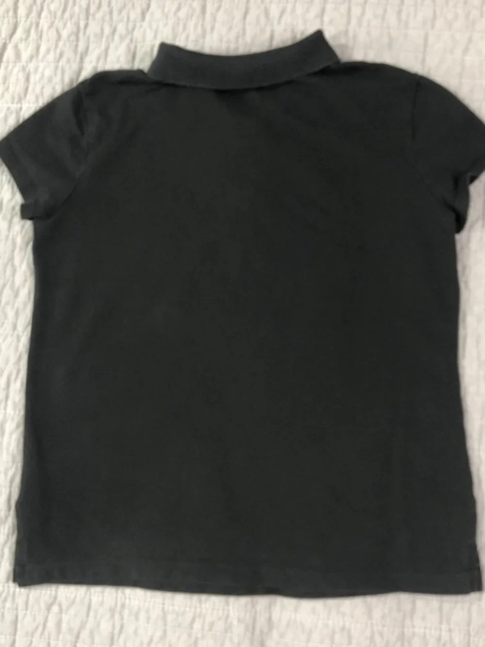 4/$15 Old Navy Polo Shirt Girl XL 14-16 Black Classic School Preppy